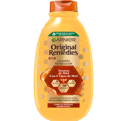 GARNIER GARNIER Original Remedies Tesoros De Miel Shampoo 1000 ml Kosmetik