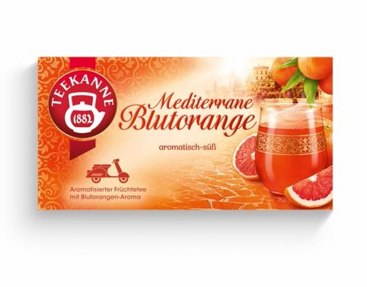 Teekanne Mediterrane Blutorange 18er