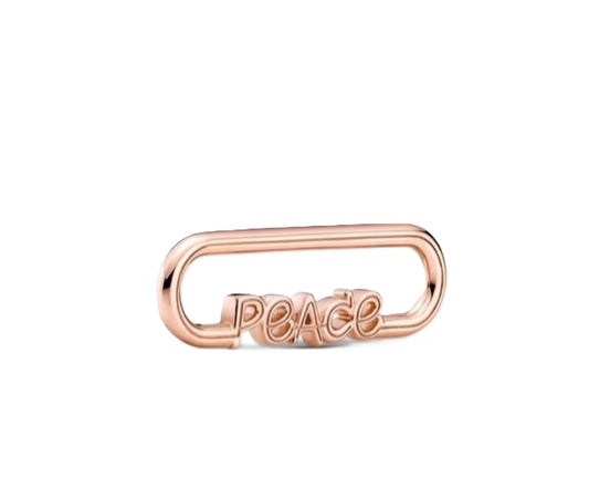 PANDORA CHARMS Mod. STYLING PEACE WORD LINK ***SPECIAL PRICE*** 789698C00 Schmuck Silber Silver 925°