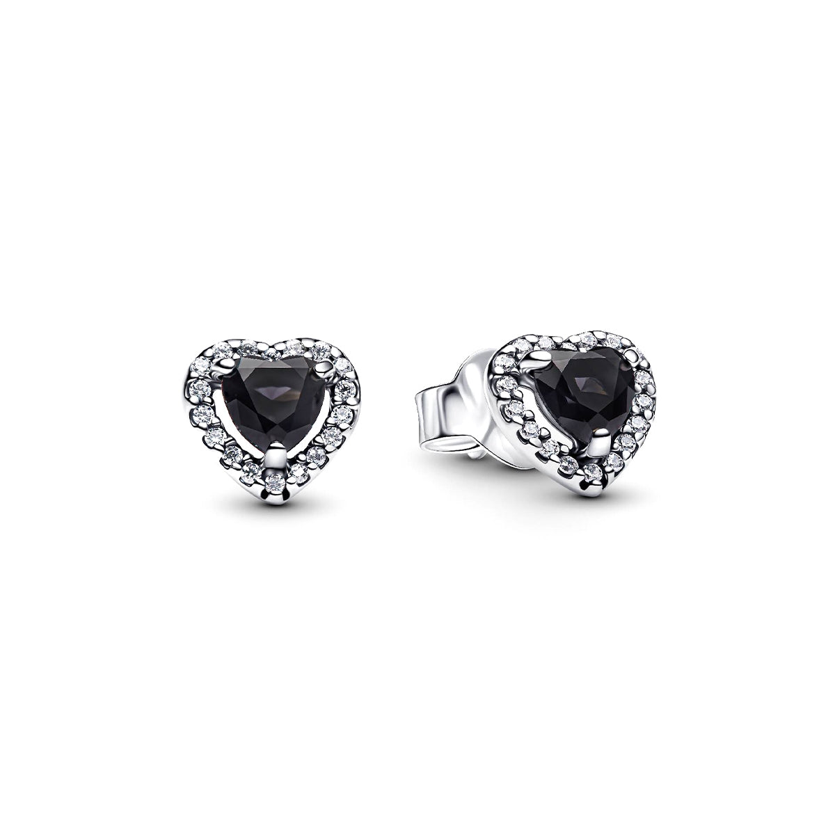 PANDORA ELEVATED HEART STUD EARRINGS 298427C03 Schmuck Silber Silver 925° ansicht-3