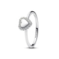 PANDORA ENGRAVABLE HEART HALO RING 193801C01-52 Schmuck Silber Silver 925° ansicht-3