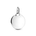 PANDORA ENGRAVABLE ROUND TAG DANGLE CHARM 398610C00 Schmuck Silber Silver 925° ansicht-3