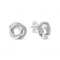 PANDORA FAMILY ALWAYS ENCIRCLED STUD EARRINGS 291076C01 Schmuck Silber Silver 925° ansicht-3