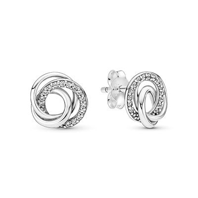 PANDORA FAMILY ALWAYS ENCIRCLED STUD EARRINGS 291076C01 Schmuck Silber Silver 925°