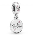 PANDORA FOREVER SISTERS DANGLE CHARM 798012FPC Schmuck Silber Silver 925° ansicht-3