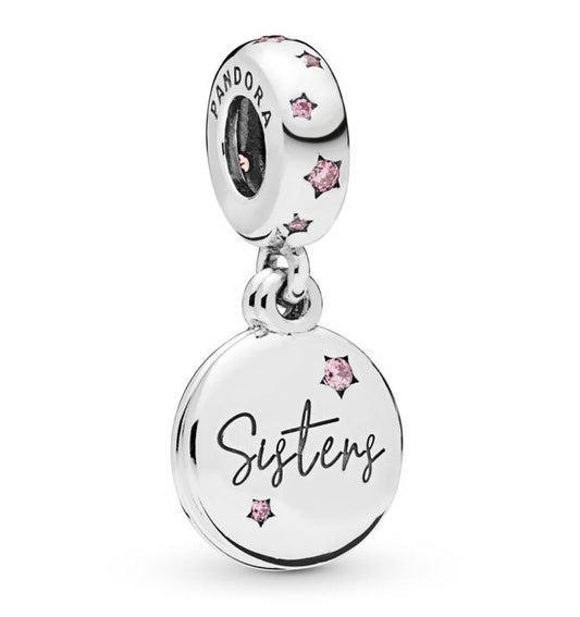 PANDORA FOREVER SISTERS DANGLE CHARM 798012FPC Schmuck Silber Silver 925°