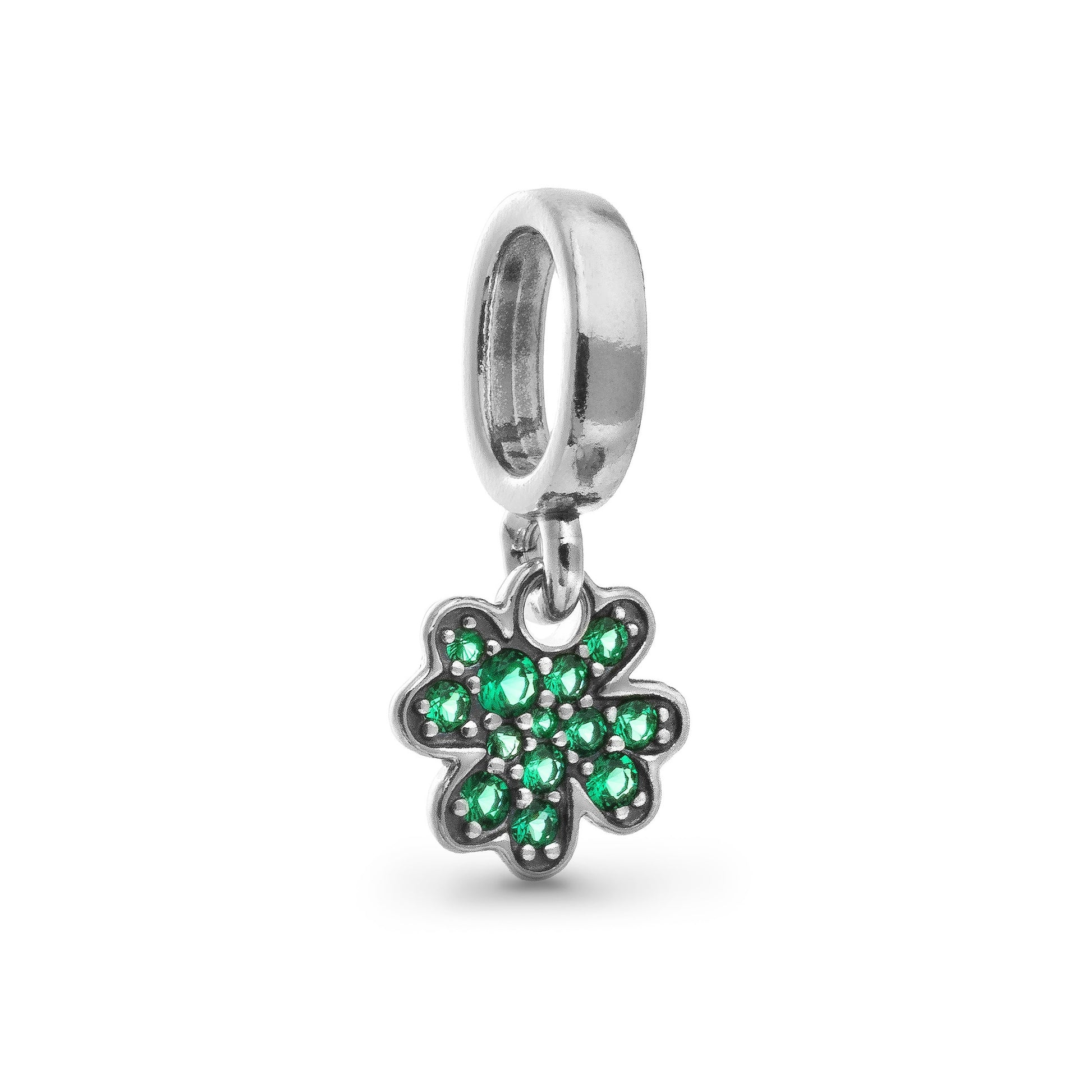 PANDORA FOUR-LEAF CLOVER DANGLE CHARM 792751C01 Schmuck Silber Silver 925° - Made in: THAILAND