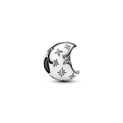 PANDORA JEWELRY Mod. HEART & CLOVER FOUR-LEAF DANGLE CHARM 794254C01 Schmuck Silber Silver 925°