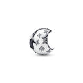 PANDORA JEWELRY Mod. HEART & CLOVER FOUR-LEAF DANGLE CHARM 794254C01 Schmuck Silber Silver 925° ansicht-3