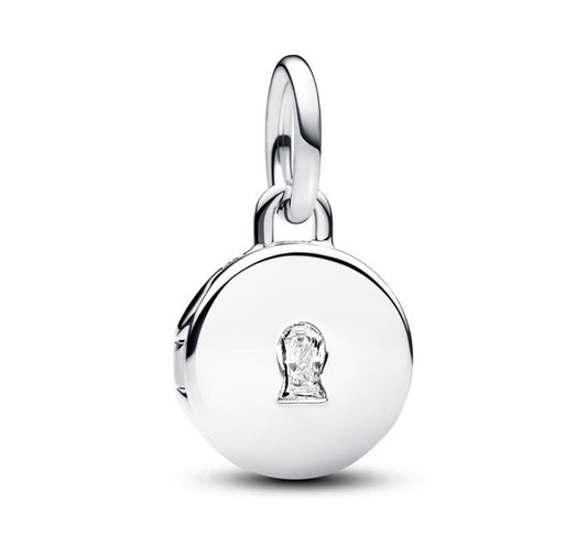 PANDORA JEWELRY Mod. OPENABLE & ENGRAVABLE LOVE LOCKET DANGLE CHARM 793066C01 Schmuck Silber Silver 925°