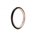 PANDORA JEWELS Mod. BLACK ENAMEL - RING - Size 52 ***SPECIAL PRICE*** 189655C01-52 Schmuck Schwarz Silver 925° ansicht-3