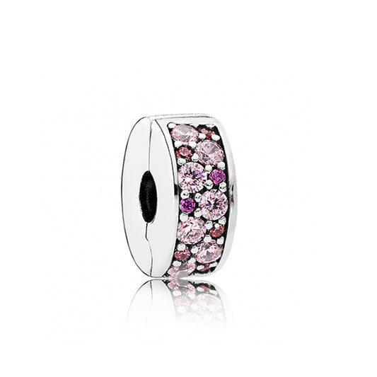 PANDORA Mod. CLEAR PAVÉ CLIP CHARM 791817CZ Schmuck Silber Silver 925°