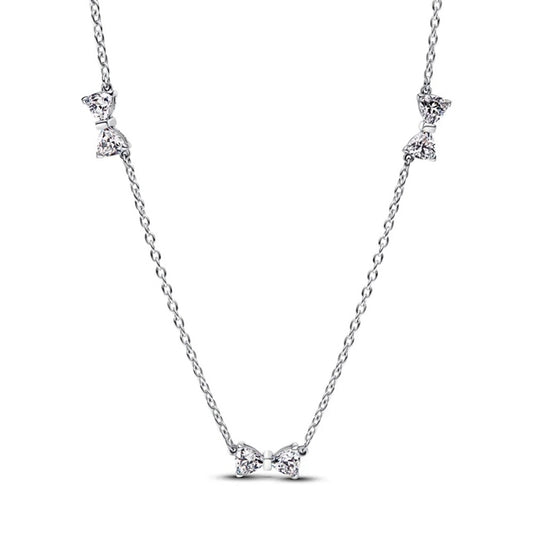 PANDORA Mod. SPARKLING PAVÉ BAR COLLIER NECKLACE 394231C01-40 Schmuck Silber Silver 925°