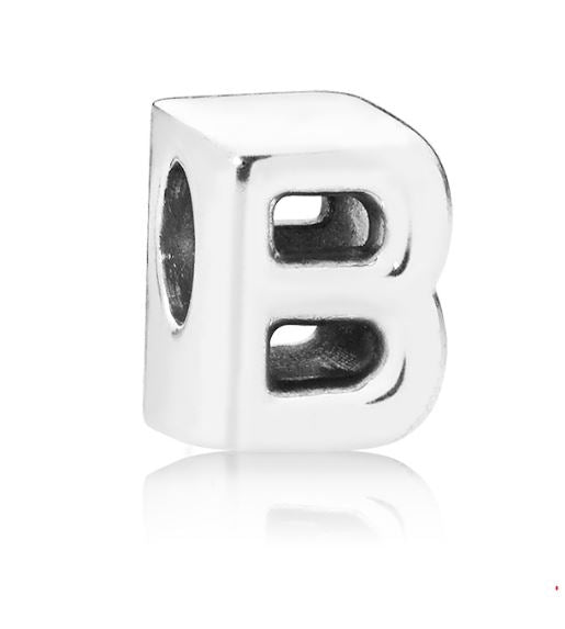 PANDORA MOMENTS ALPHABET LETTER B CHARM 797456 Schmuck Silber Silver 925° ansicht-3
