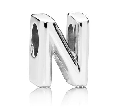 PANDORA MOMENTS ALPHABET LETTER N CHARM 797468 Schmuck Silber Silver 925° ansicht-3
