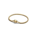 PANDORA MOMENTS HEART CLASP FACETED SNAKE CHAIN BRACELET 564236C00-17 Schmuck Silber Silver 925° ansicht-3