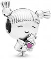 PANDORA MOMENTS LITTLE GIRL CHARM WITH PINK ENAMEL 798016EN160 Schmuck Silber Silver 925° ansicht-3