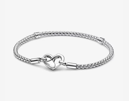 PANDORA MOMENTS STUDDED CHAIN BRACELET 592453C00-19 Schmuck Silber Silver 925°