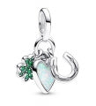 PANDORA MOMENTS SYMBOLS OF FORTUNE TRIPLE DANGLE CHARM 792755C01 Schmuck Silber Silver 925° ansicht-3