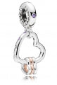 PANDORA MOMENTS UNION OF HEARTS DANGLE CHARM 787247NLCMX Schmuck Silber Silver 925° ansicht-3
