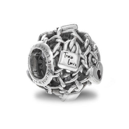 PANDORA OPENWORK CHAIN LINK PADLOCK CHARM 790071C00 Schmuck Silber Silver 925°