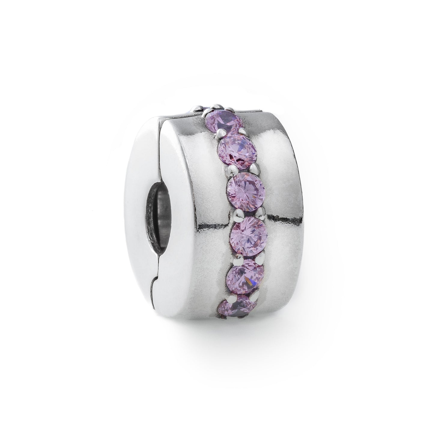 PANDORA PINK SPARKLING ROW CLIP 791972PCZ Schmuck Silber Silver 925°