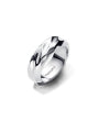PANDORA RIBBLED WIDE BAND RING 193886C00-54 Schmuck Silber Silver 925° ansicht-3