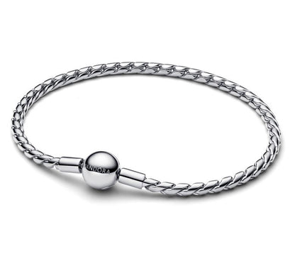 PANDORA ROUND CLASP WING CHAIN BRACELET 594028C00-18 Schmuck Silber Silver 925°