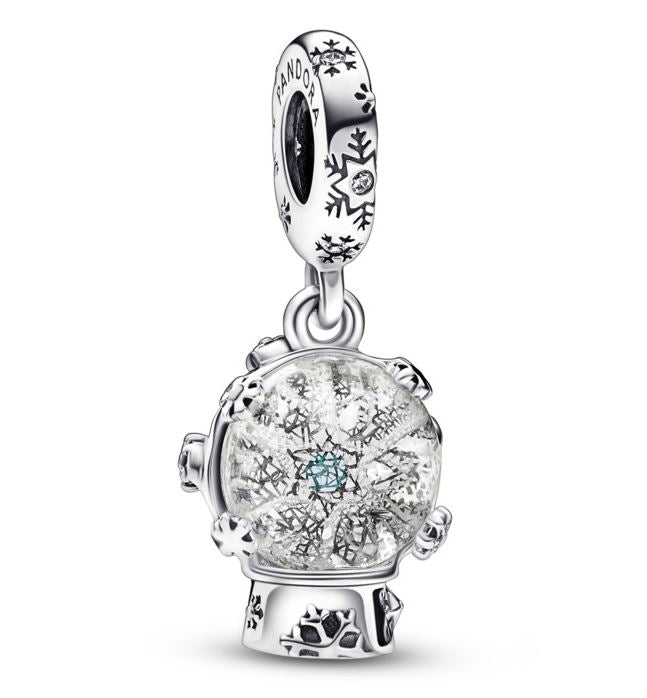 PANDORA SNOWFLAKE SNOWGLOBE 792369C01 Schmuck Silber Silver 925°