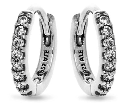 PANDORA SPARKLING DOUBLE HEART HOOP EARRINGS 293015C01 Schmuck Silber Silver 925°