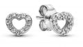 PANDORA SPARKLING DOUBLE HOOP EARRINGS 290528CZ Schmuck Silber Silver 925° ansicht-3