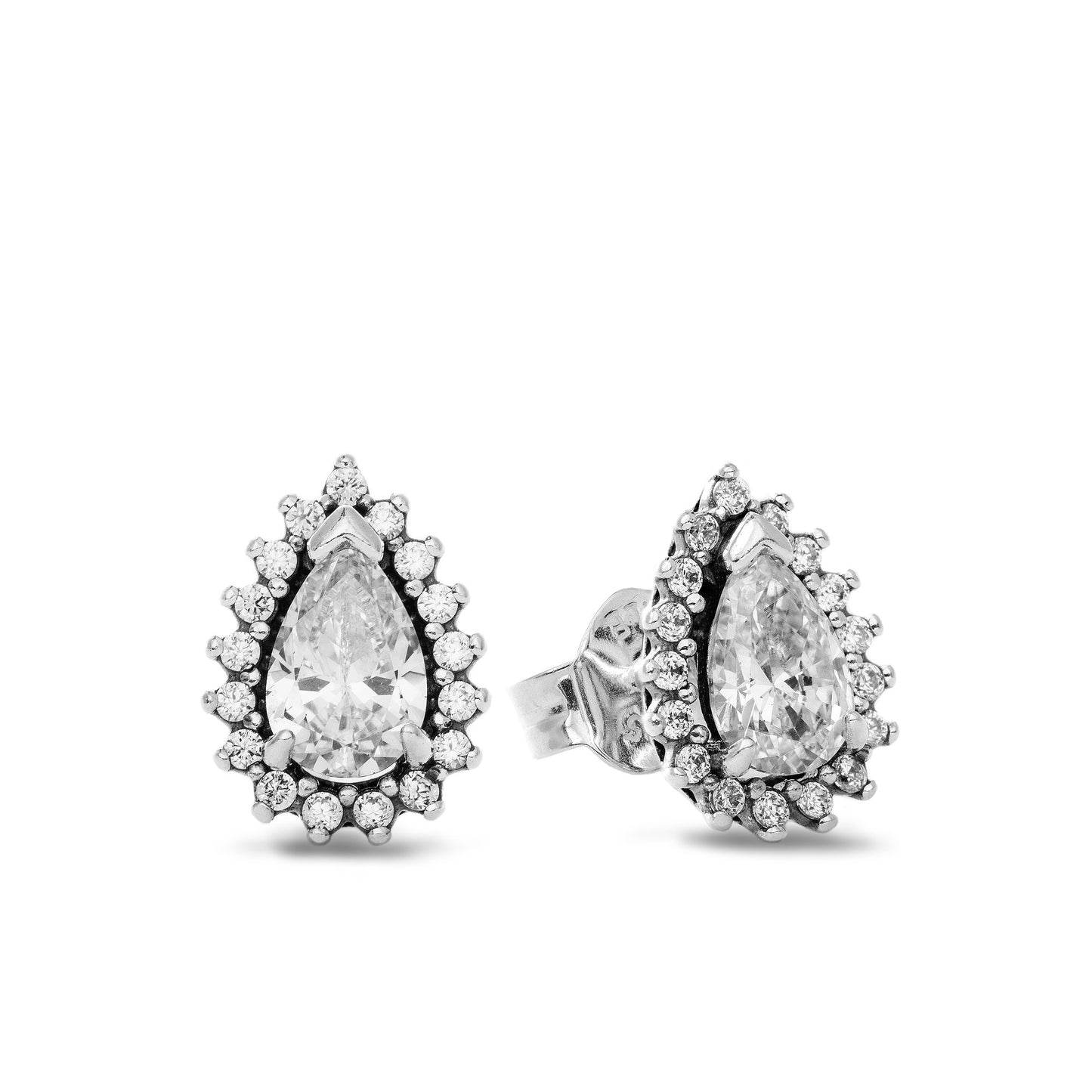PANDORA SPARKLING DOUBLE HOOP EARRINGS 292834C01 Schmuck Silber Silver 925°