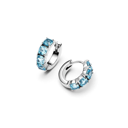 PANDORA SPARKLING DOUBLE HOOP EARRINGS 293851C01 Schmuck Silber Silver 925°