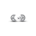 PANDORA SPARKLING DOUBLE HOOP EARRINGS 294257C01 Schmuck Silber Silver 925° ansicht-3