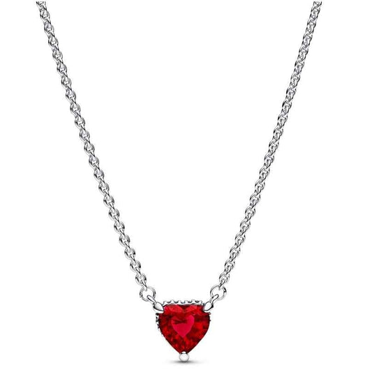 PANDORA SPARKLING HEART COLLIER NECKLAC Damen Halskette aus Silber 925 in Silber 392542C01-45 – Produktansicht