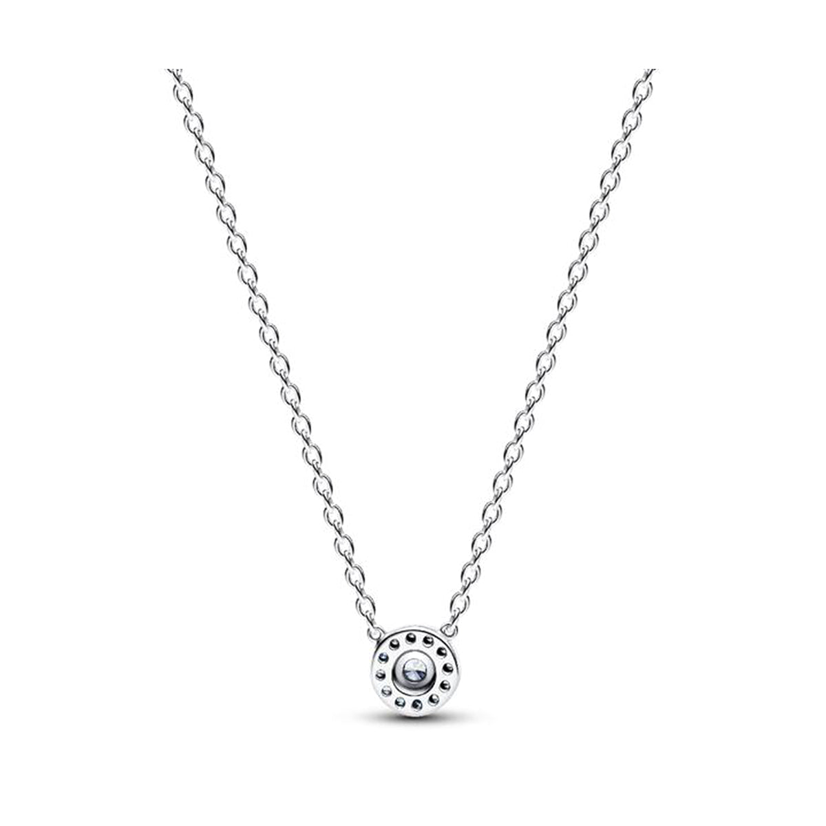 PANDORA SPARKLING ROUND HALO PENDANT COLLIER NECKLACE 393548C01-45 Schmuck Silber Silver 925°