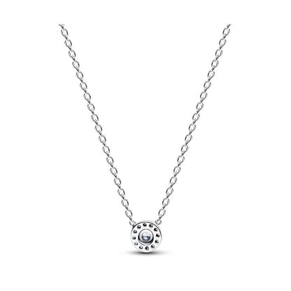 PANDORA SPARKLING ROUND HALO PENDANT COLLIER NECKLACE 393548C01-45 Schmuck Silber Silver 925°