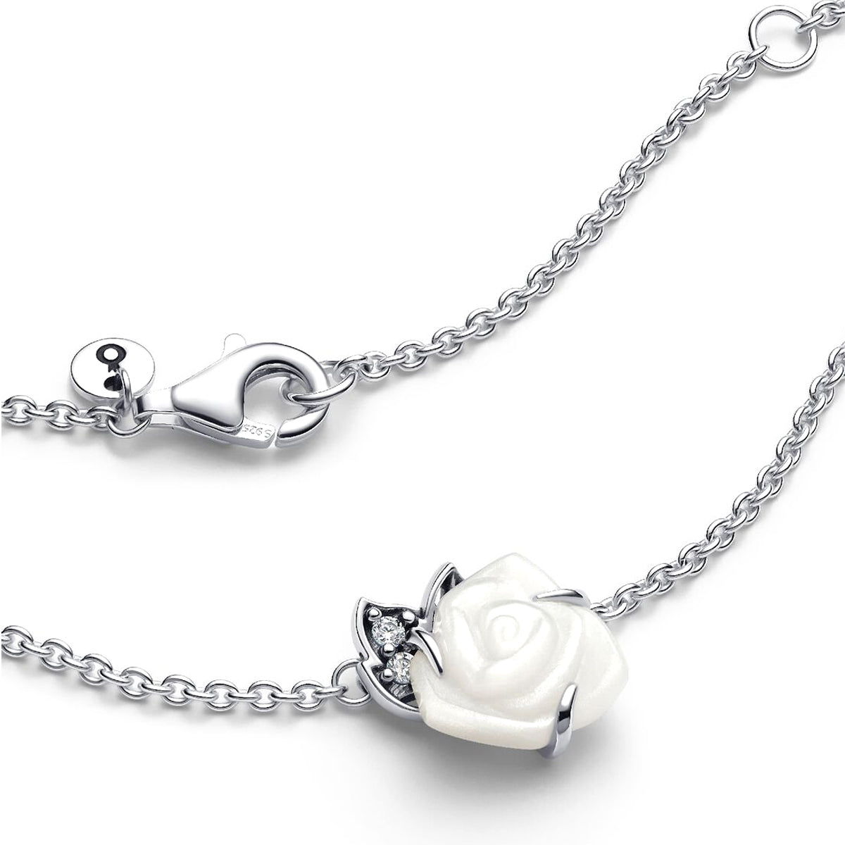 PANDORA SPARKLING ROW COLLIER NECKLACE 393206C01-45 Schmuck Silber Silver 925° ansicht-2