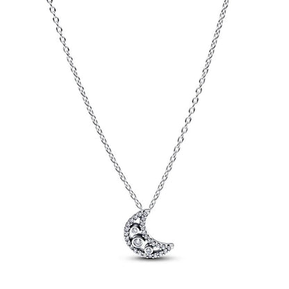 PANDORA SPARKLING ROW COLLIER NECKLACE 394259C01-50 Schmuck Silber Silver 925°