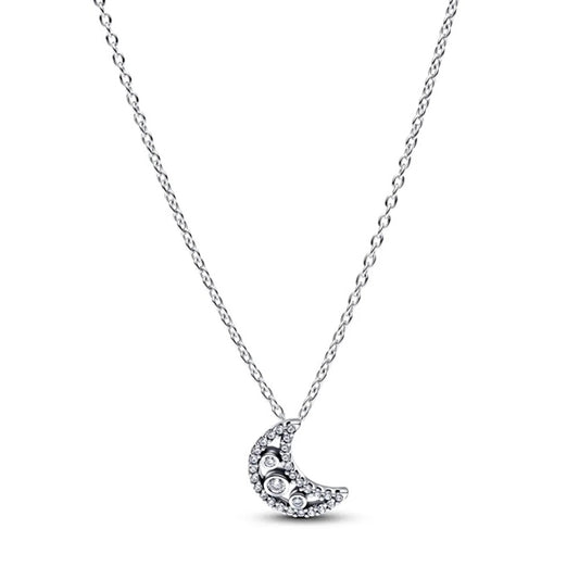 PANDORA SPARKLING ROW COLLIER NECKLACE 394259C01-50 Schmuck Silber Silver 925°