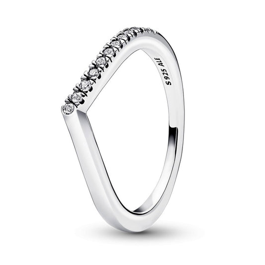 PANDORA TIMELESS WISH HALF SPARKLING RING Damen Ring aus Silber 925 in Silber 192394C01-54 – Produktansicht