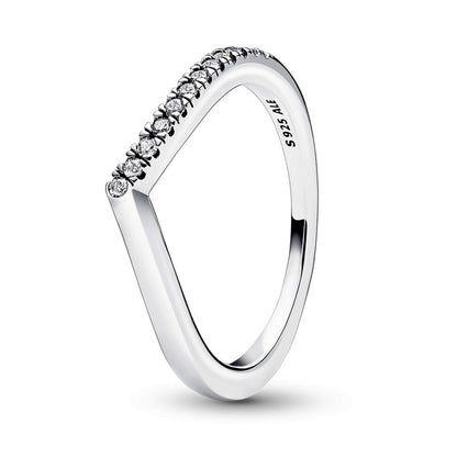 PANDORA TIMELESS WISH HALF SPARKLING RING 192394C01-58 Schmuck Silber Silver 925°