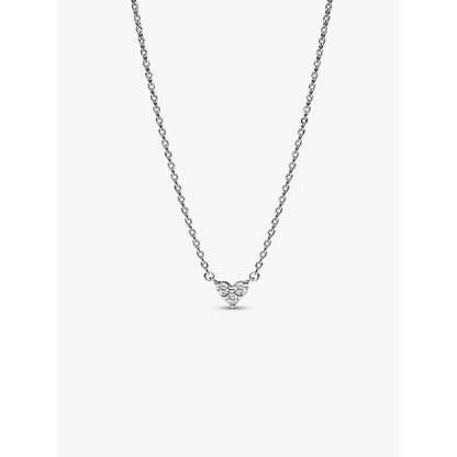 PANDORA TRIPLE STONE HEART COLLIER NECKLACE 393014C01-45 Schmuck Silber Silver 925° ansicht-2