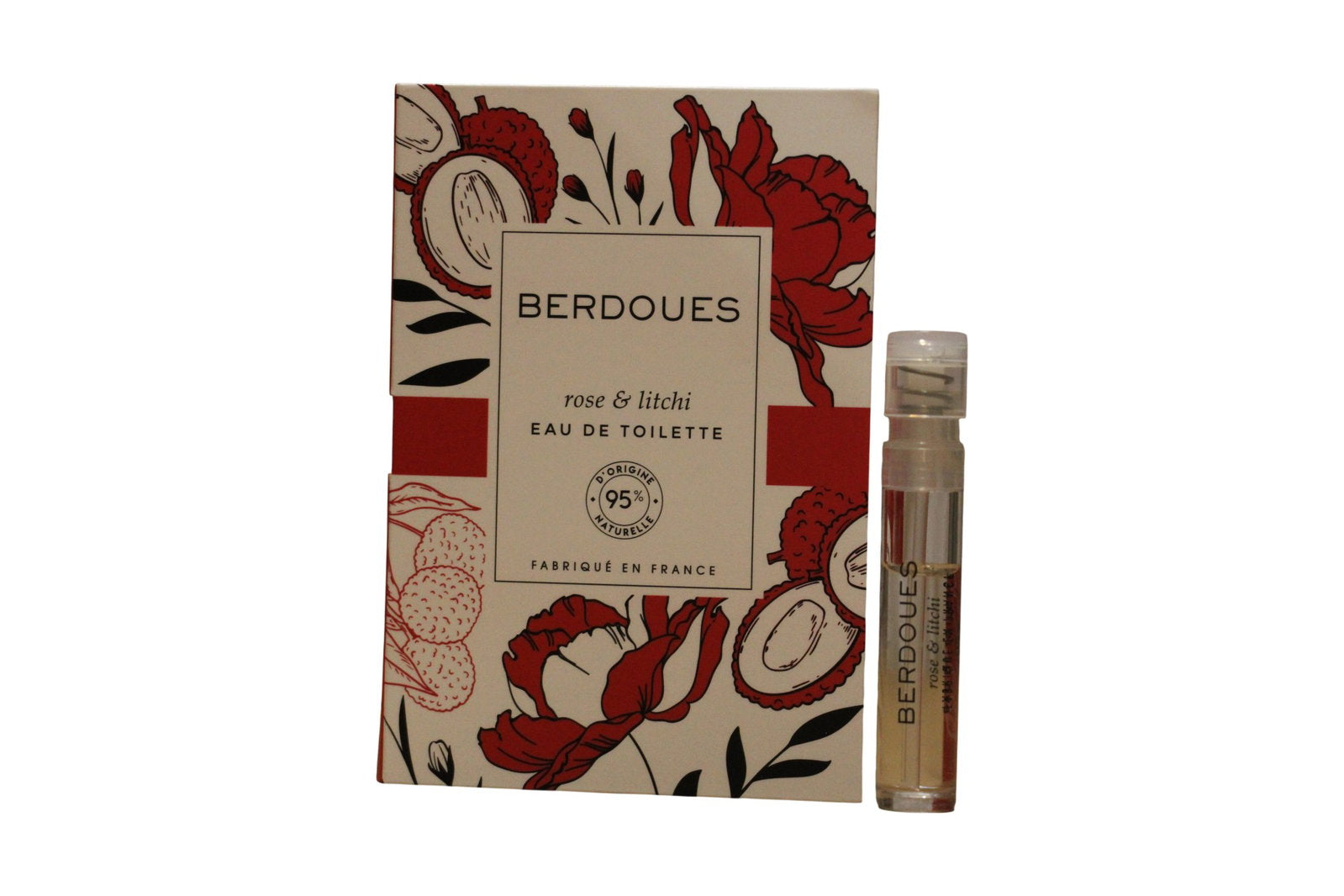 Parfums Berdoues Parfums Berdoues, Rose & Litchi, Eau de Toilette, Für Frauen, 1.2 ml Fläschchen Vial