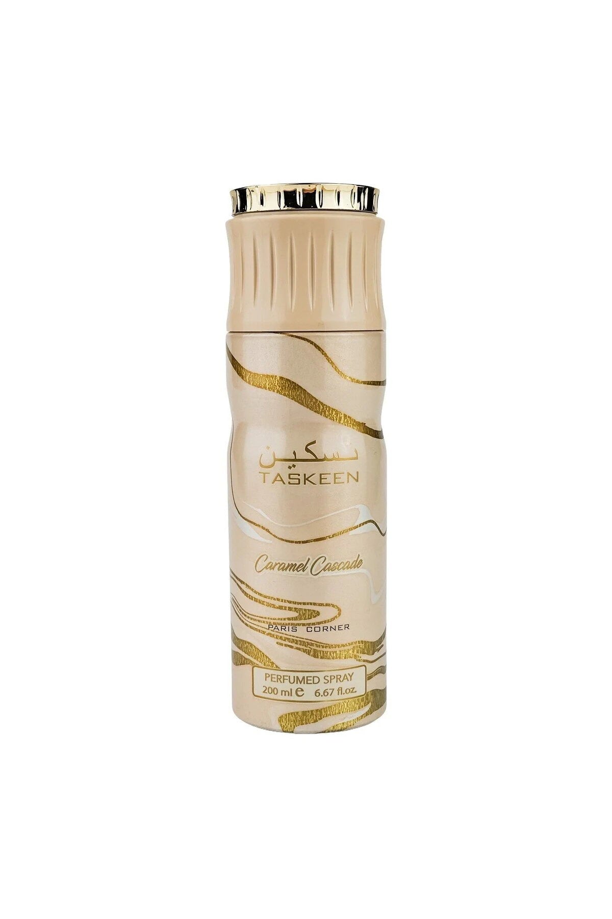Paris Corner Paris Corner, Taskeen Caramel Cascade, Deodorant Spray, Unisex, 200 ml Regular