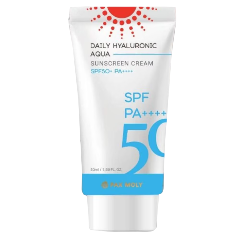 PaxMoly PaxMoly, Daily Hyaluronic Aqua, Befeuchtend und schützend, Sonnencreme, Gesicht & Körper, SPF50+, 50 ml Regular