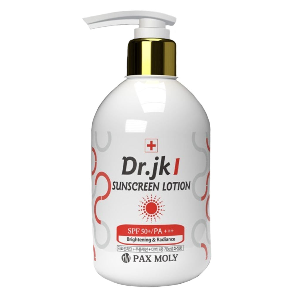 PaxMoly PaxMoly, Dr. JK1, Natürliche Inhaltsstoffe, Feuchtigkeitsspendend & Beruhigend, Sonnencreme, SPF 50+, 200 ml Regular