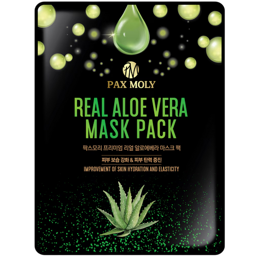 PaxMoly PaxMoly, Real Aloe Vera, Firmness, Elasticity, Hydration, Gesichtsmaske, Für das Gesicht, 25 ml Regular