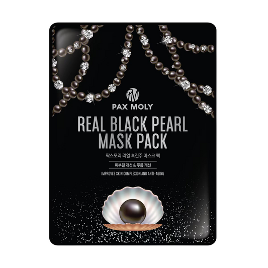 PaxMoly PaxMoly, Real Black Pearl, Anti-Aging, Gesichtsmaske, Für das Gesicht, 25 ml Regular