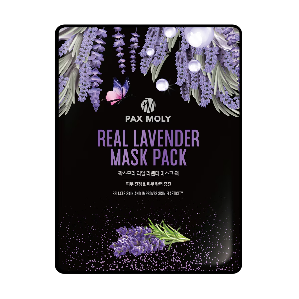 PaxMoly PaxMoly, Real Lavender, Elastizität, Gesichtsmaske, Für das Gesicht, 25 ml Regular